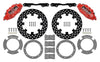 Wilwood 17-21 Can-Am X3RS Red 6-Piston Rear Kit 11.25in - Drilled Rotors