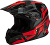 Mx 96 Splinter Helmet Black/Red Md