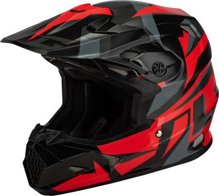Mx 96 Splinter Helmet Black/Red Md