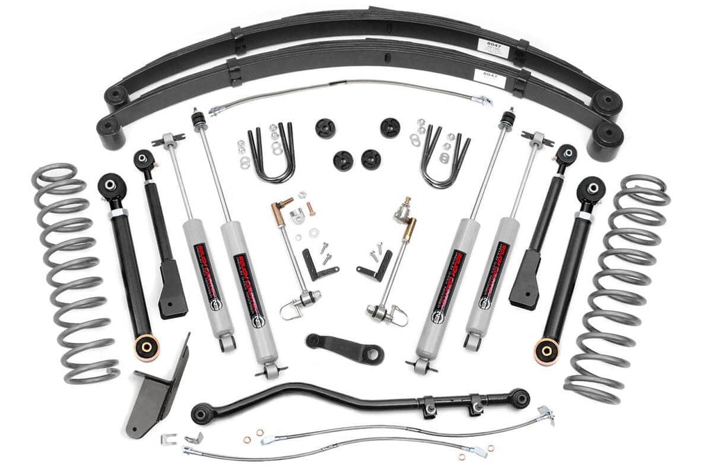 4.5 Inch Lift Kit | RR Springs | X-Series | Jeep Cherokee XJ 2WD/4WD (84-01) | 63330