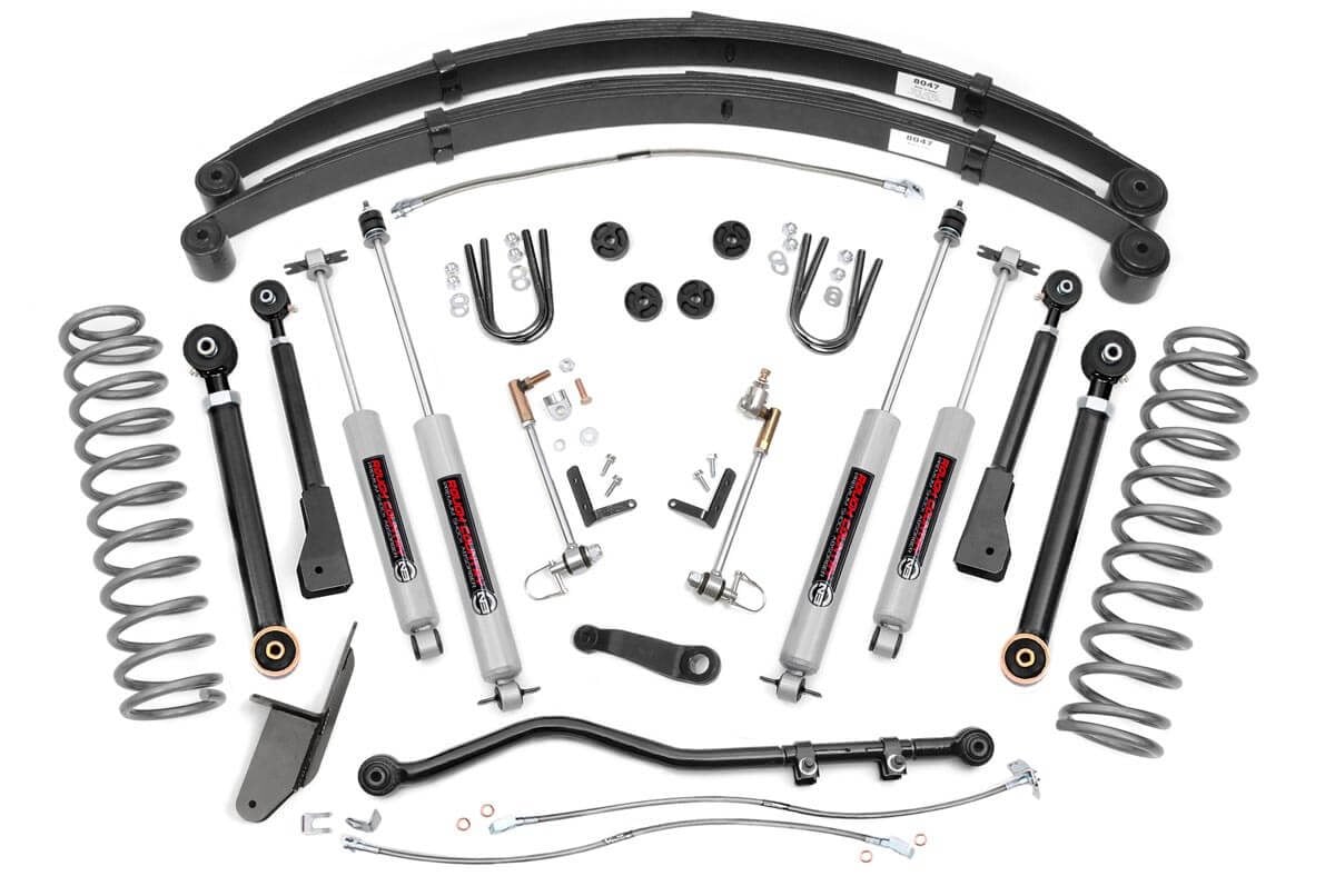 4.5 Inch Lift Kit | RR Springs | X-Series | Jeep Cherokee XJ 2WD/4WD (84-01) | 63330