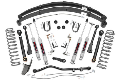 4.5 Inch Lift Kit | RR Springs | X-Series | Jeep Cherokee XJ 2WD/4WD (84-01) | 63330