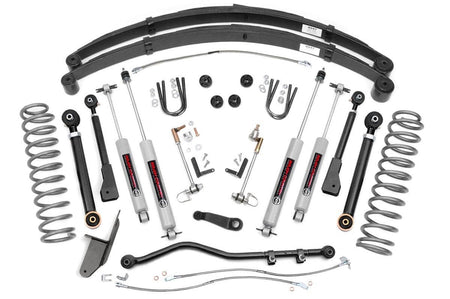 4.5 Inch Lift Kit | RR Springs | X-Series | Jeep Cherokee XJ 2WD/4WD (84-01) | 63330
