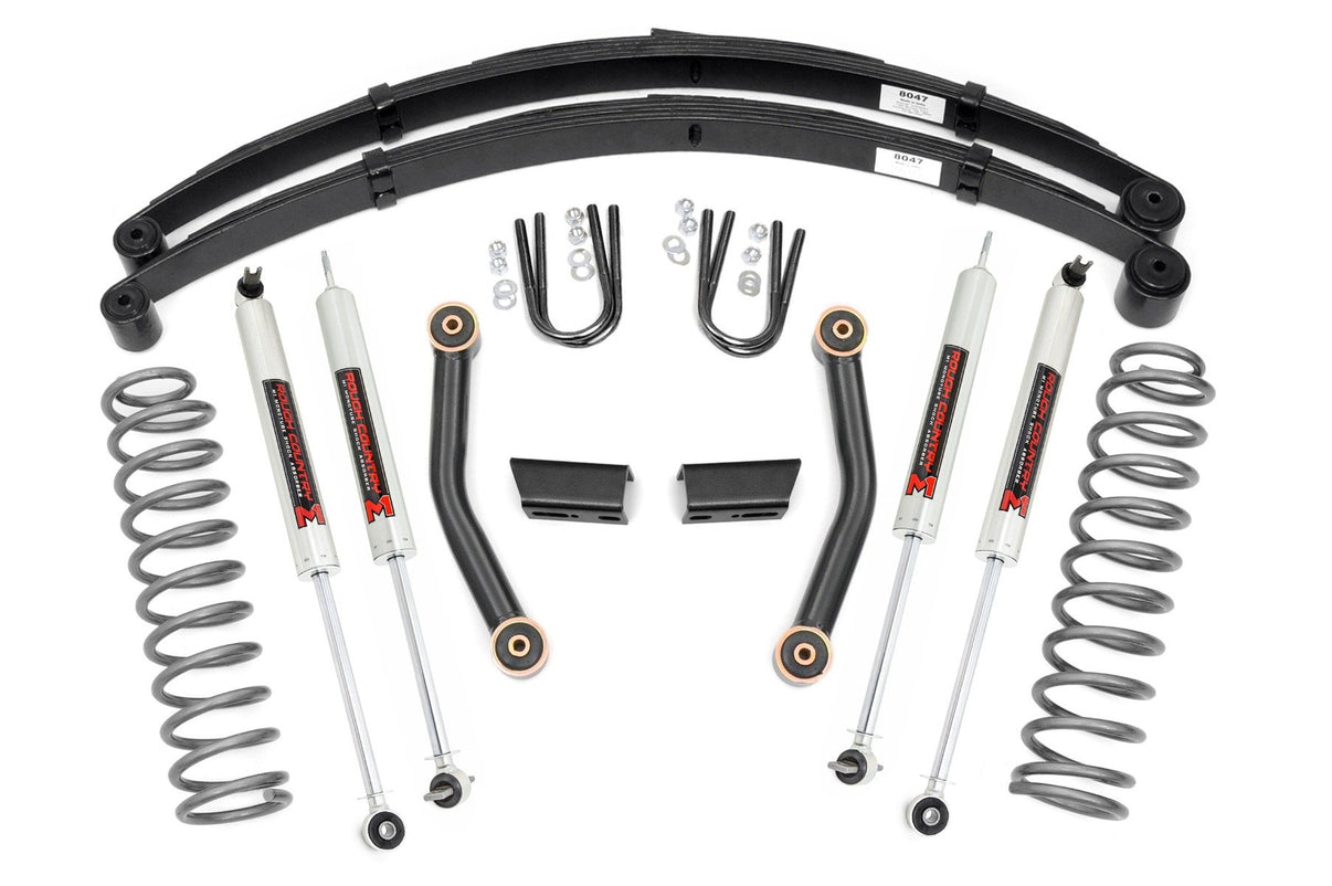 3 Inch Lift Kit | Series II | RR Springs | M1 | Jeep Cherokee XJ (84-01) | 63041