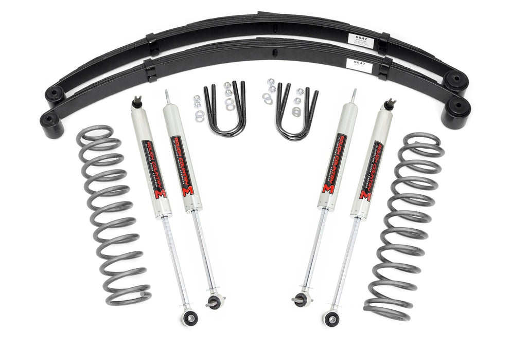 3 Inch Lift Kit | RR Springs | M1 | Jeep Cherokee XJ 2WD/4WD (1984-2001) | 63040