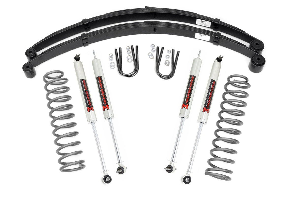 3 Inch Lift Kit | RR Springs | M1 | Jeep Cherokee XJ 2WD/4WD (1984-2001) | 63040