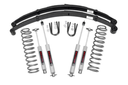 3 Inch Lift Kit | RR Springs | Jeep Cherokee XJ 2WD/4WD (1984-2001) | 630N2