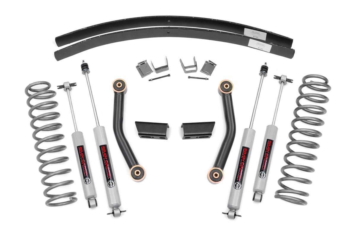 3 Inch Lift Kit | Series II | RR AAL | Jeep Cherokee XJ 2WD/4WD (1984-2001) | 670XN2