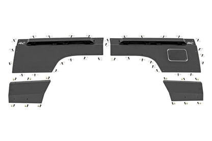 Fender & Quarter Panel Armor | Rear | Combo | Jeep Cherokee XJ 2WD/4WD (84-96) | 10578