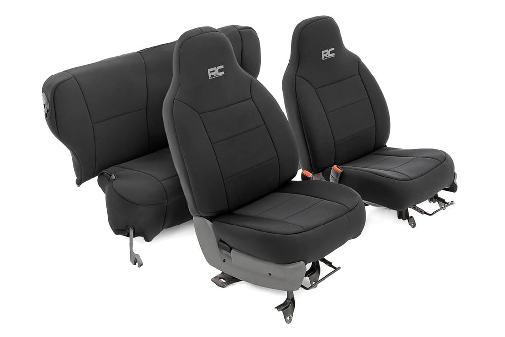 Seat Covers | Non Detach Headrest FR and Rear | Jeep Cherokee XJ (84-96) | 91021A