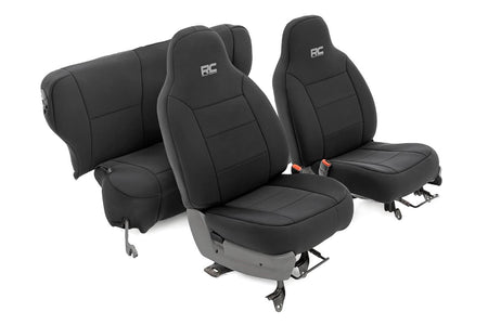 Seat Covers | Non Detach Headrest FR and Rear | Jeep Cherokee XJ (84-96) | 91021A