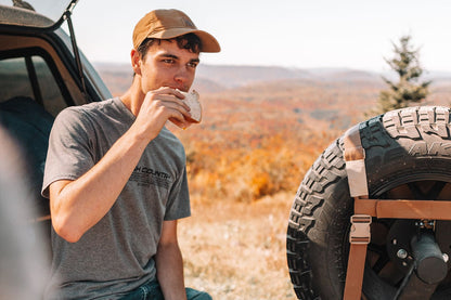 Rough Country | Rough Country T-Shirt | Horizontal Tread | Grey | SM | 84077SM
