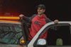 Rough Country | Rough Country Hoodie | Heater | Red/Gray | SM | 84083SM