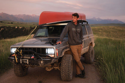 Rough Country | Rough Country Hoodie | Digital | Grey | LG | 84089LG