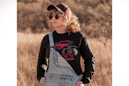 Rough Country | Rough Country T-Shirt | Long Sleeve | Vertex | Black | SM | 84090SM