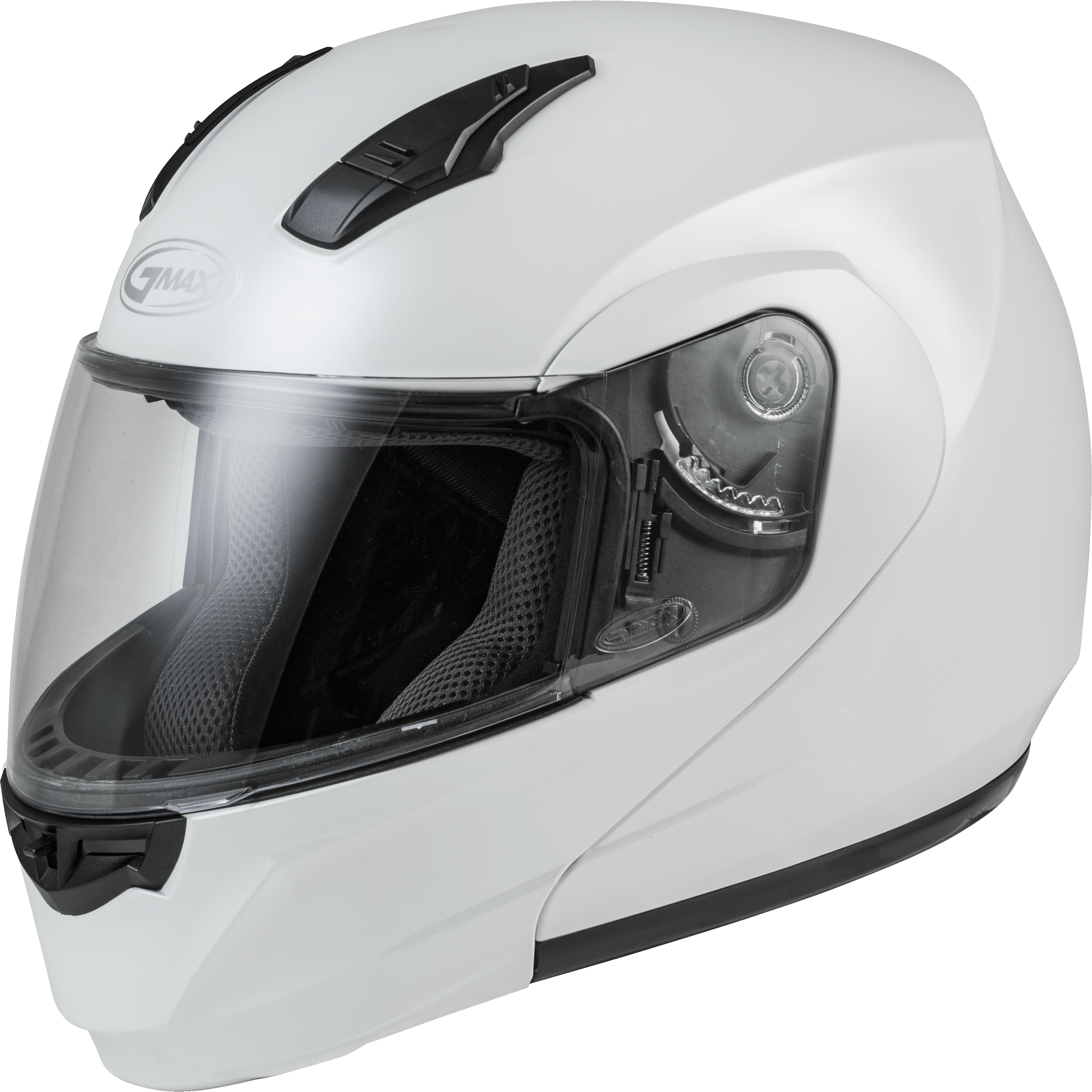Md 04 Modular Helmet Pearl White 2x