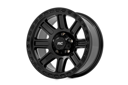 Rough Country 84 Series Wheel | Gloss Black | 18x8.5 | 5x5 | +0mm | 84180918
