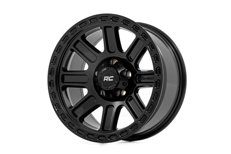 Rough Country 84 Series Wheel | Gloss Black | 17x8.5 | 6x5.5 | +0mm | 84170912