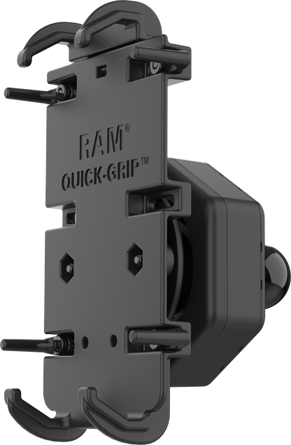 Quick Grip Xl Phone Holder With Vibe Safe Adapter & Ball