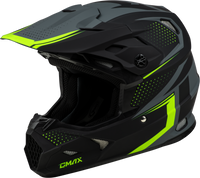 Mx 96 502 Helmet Matte Grey/Hi Viz Lg