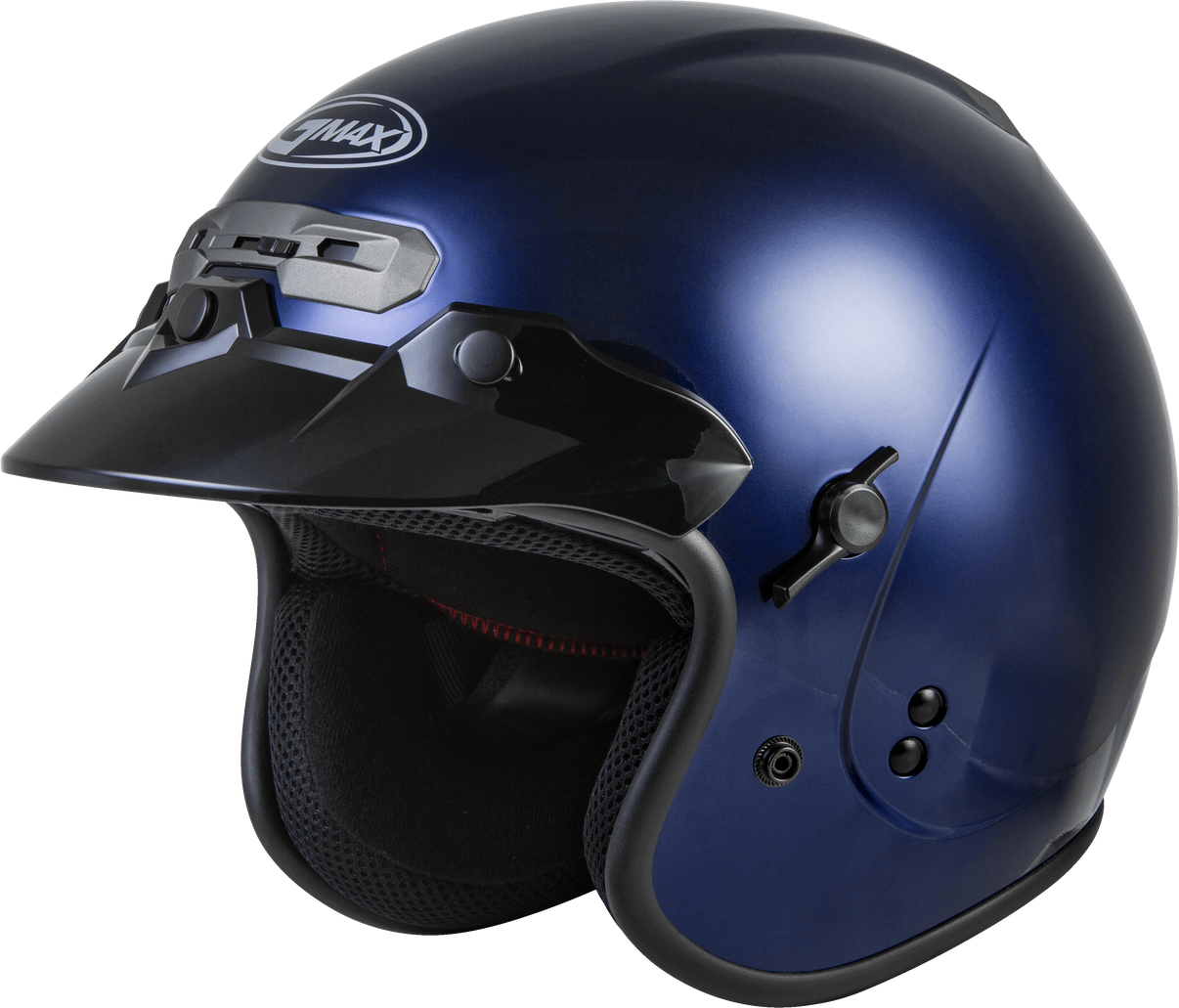 Gm 32 Open Face Helmet Blue Lg
