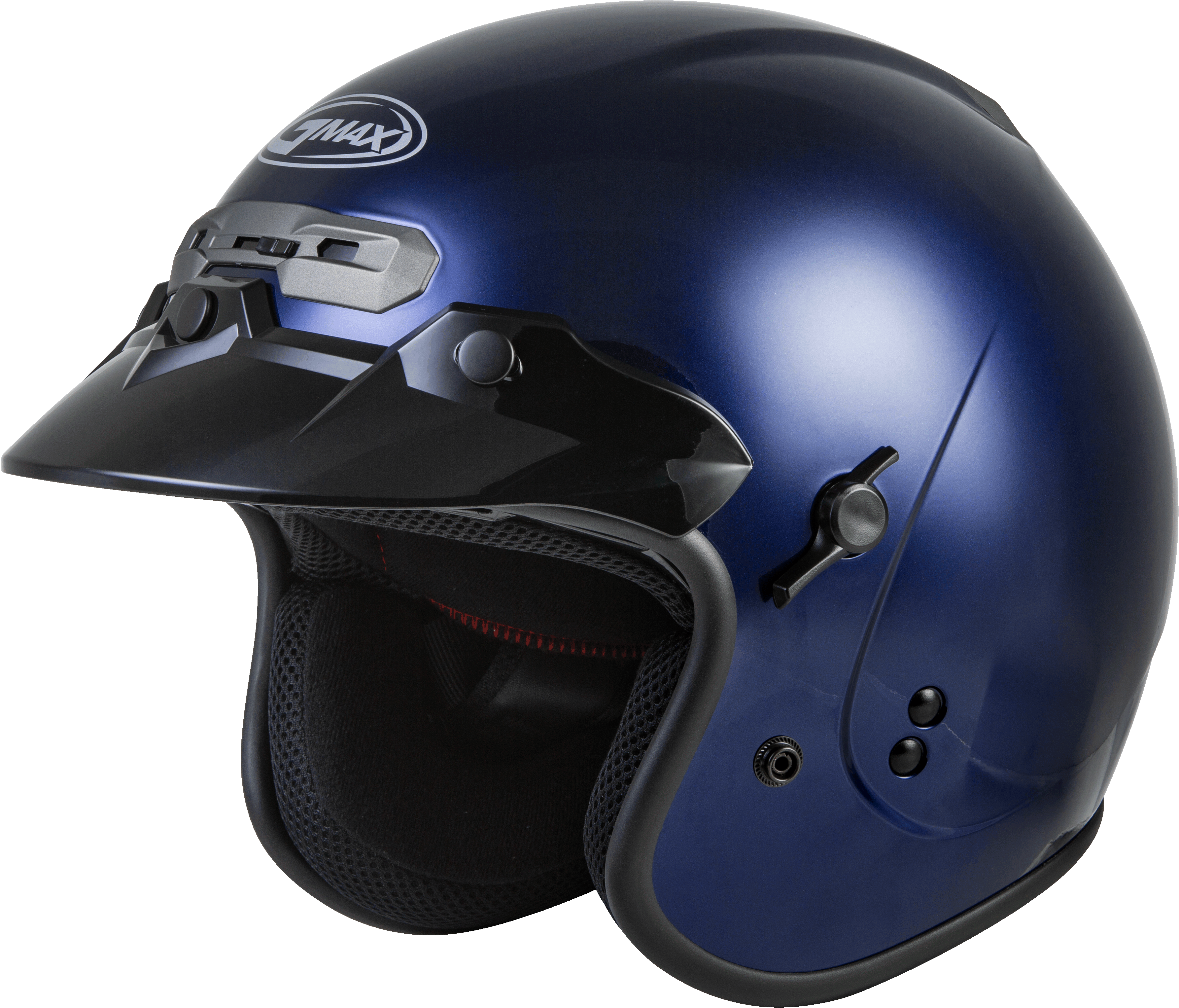 Gm 32 Open Face Helmet Blue Lg