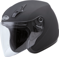 Of 17 Open Face Helmet Matte Black 2x