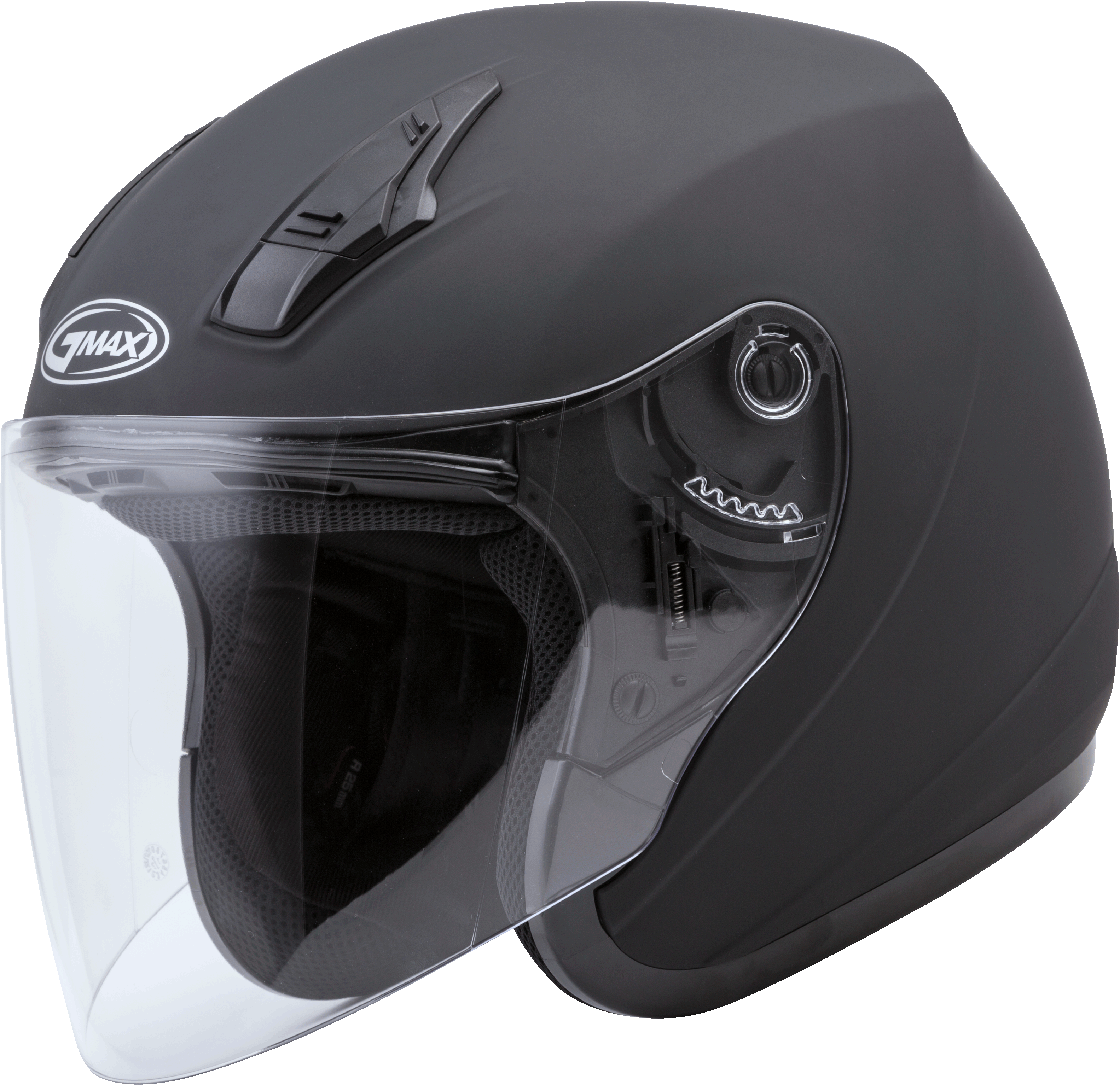 Of 17 Open Face Helmet Matte Black 2x