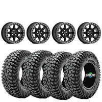 Valor Offroad V13 Beadlock Wheels on Vision Rock Poison tires – UTV Wheel & Tire Kit | 4/137