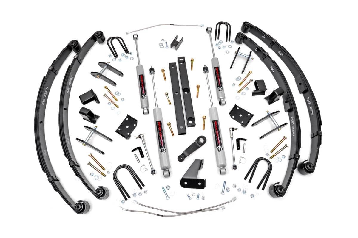 4.5 Inch Lift Kit | X-Series | Power Steer | Jeep Wrangler YJ 4WD (1987-1995) | 617.20