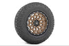 Rough Country 87 Series Wheel | Simulated Beadlock | Bronze/Black | 17x8.5 | 5x4.5 | +0mm | 87170913