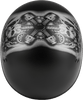 Hh 65 Half Helmet Tormentor Naked Matte Black/Silver Sm