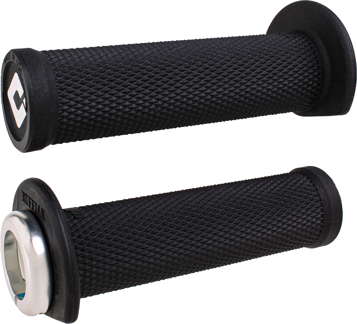Atv/Pwc Ruffian Lockon Grip 125mm Black/Silver