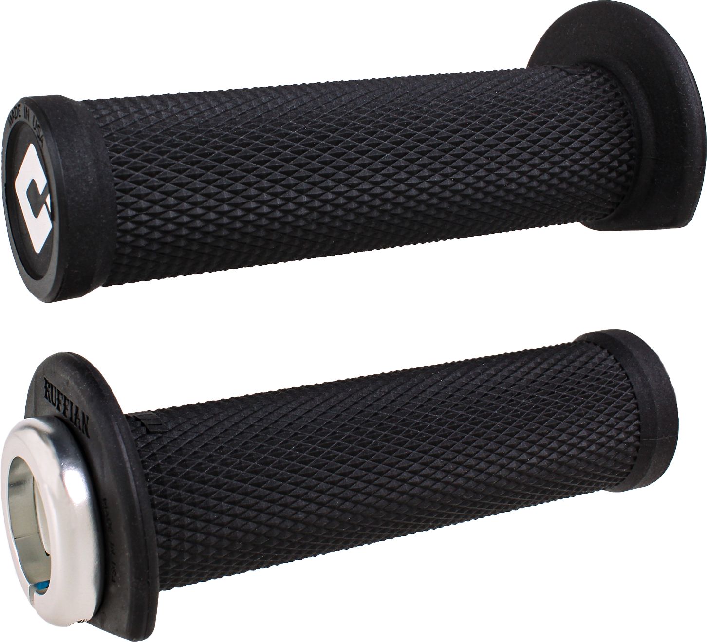 Atv/Pwc Ruffian Lockon Grip 125mm Black/Silver