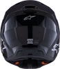 Sm3 Solid Helmet Black Glossy Lg