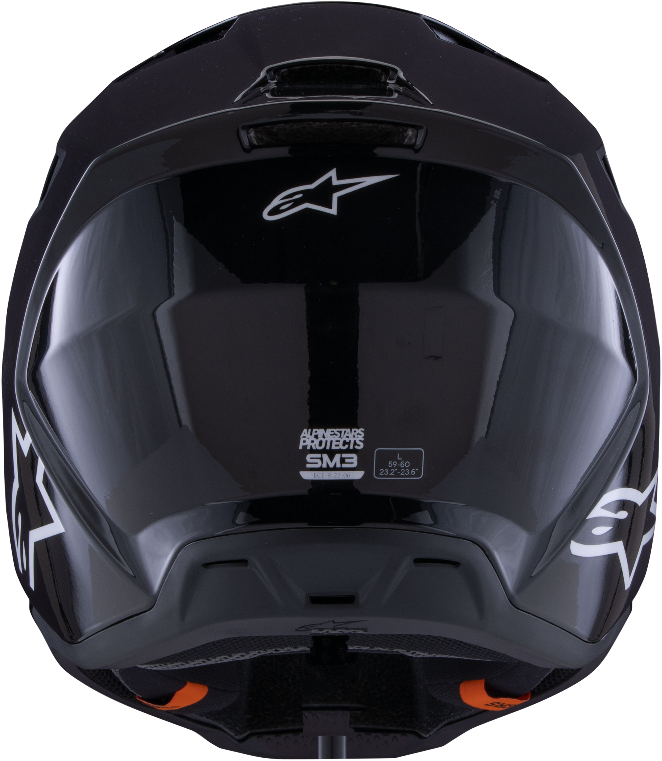 Sm3 Solid Helmet Black Glossy 2x