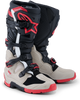 Tech 7 Enduro Blk/Light Gry/Bright Red 10