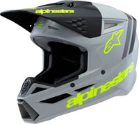 Sm3 Youth Radium Helmet Gry/Blk/Ylw Fluo Matte Ym