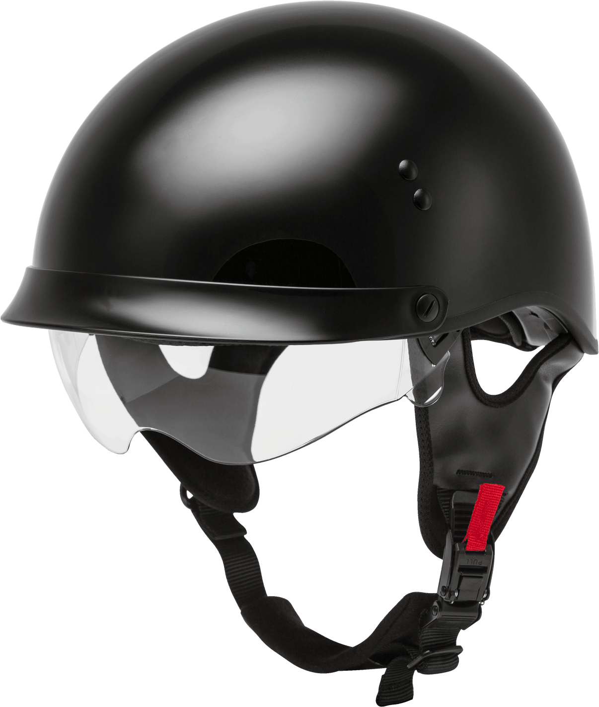 Hh 65 Half Helmet Full Dressed Black Xl