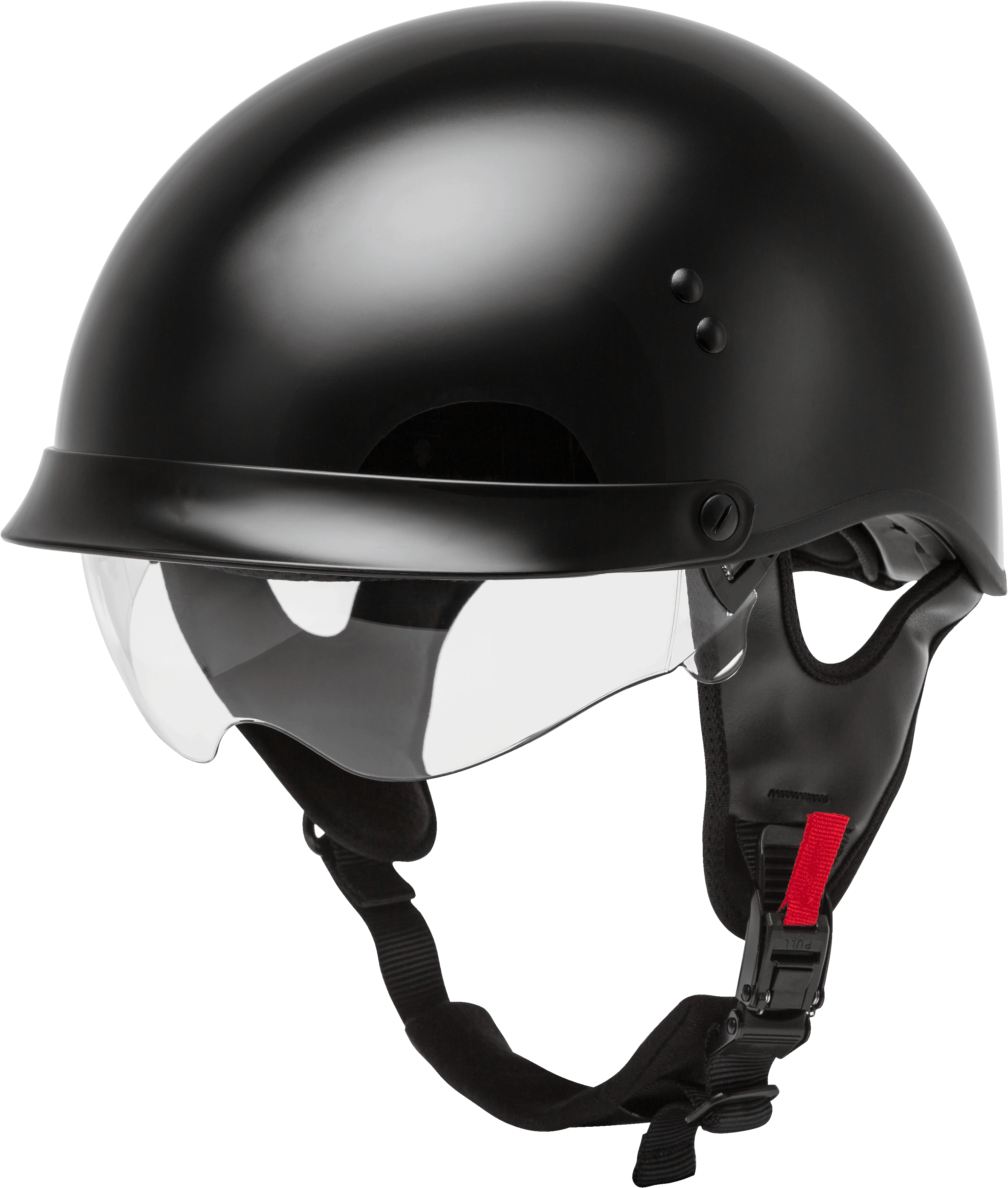 Hh 65 Half Helmet Full Dressed Black Md