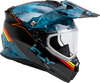 Trekker Cw Conceal Helmet Dual Shld Slate/Black/Red 2x