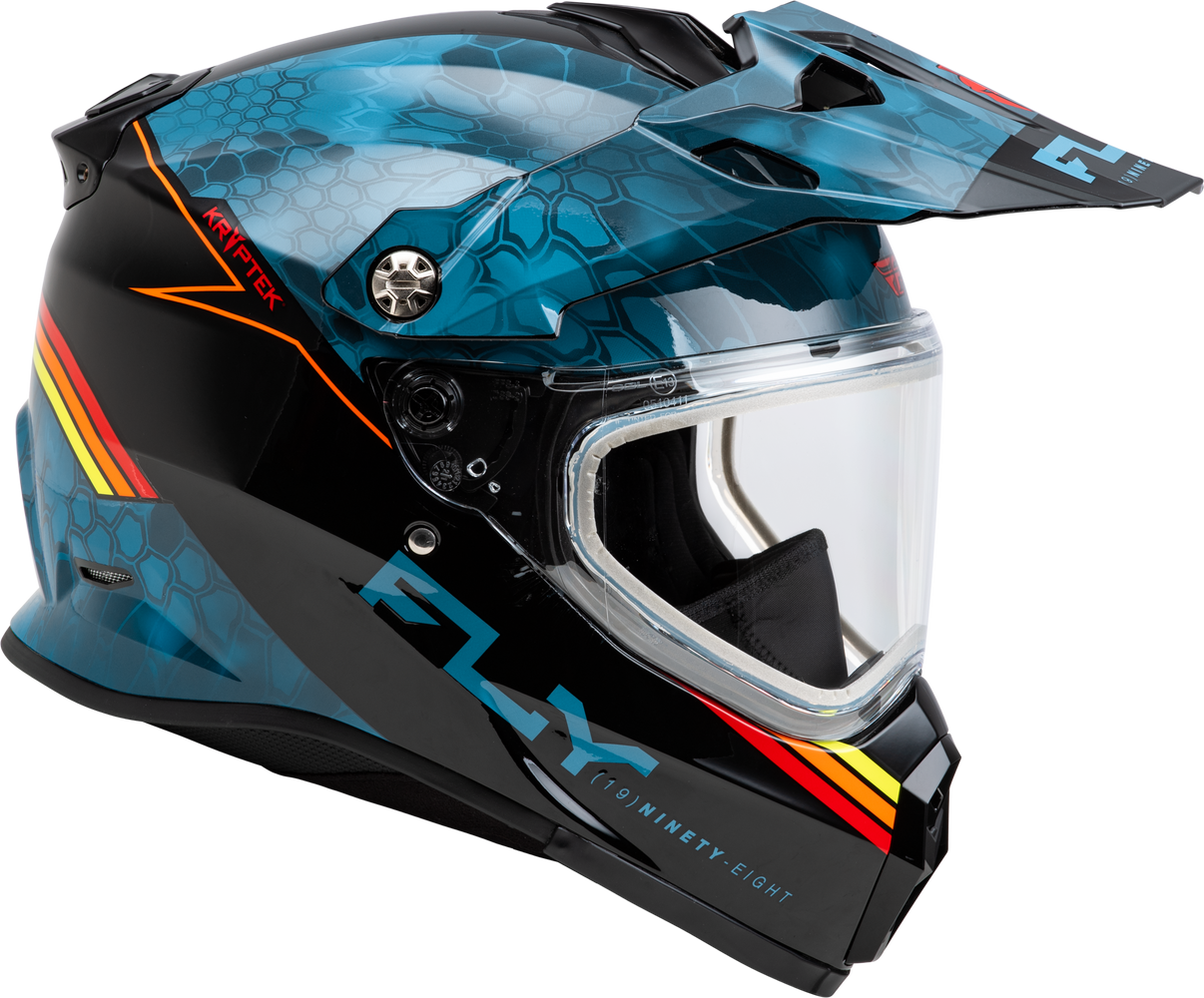 Trekker Cw Conceal Helmet Dual Shld Slate/Black/Red 2x