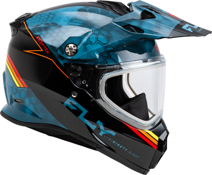 Trekker Cw Conceal Helmet Dual Shld Slate/Black/Red Lg