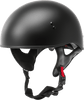Hh 65 Half Helmet Naked Matte Black Lg