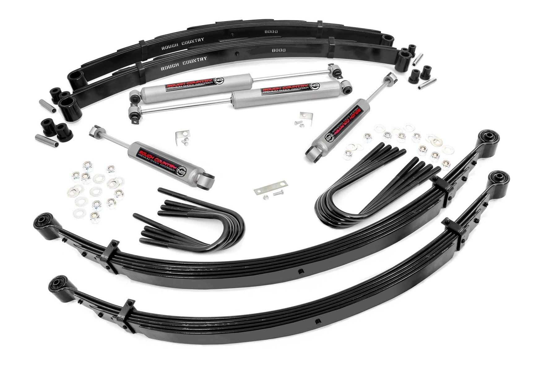 2 Inch Lift | 52 Inch Rear Springs | Chevy/GMC 3/4-Ton Suburban/C25/K25 Truck (77-87) | 24030