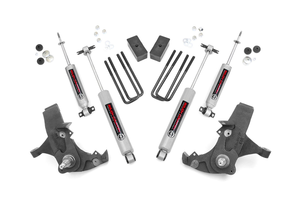 4 Inch Lift Kit | Chevy C1500/K1500 Pickup Extended Ca/Half-Ton SUV (88-99) | 231N2