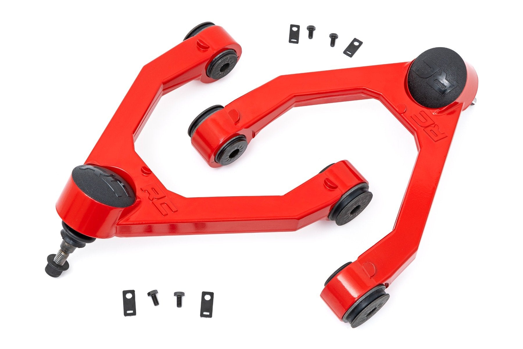 Red Forged Upper Control Arms | 2-3 Inch Lift | Chevy C1500/K1500 Truck & SUV (88-99) | 7546RED
