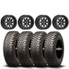 Valor V07 Beadlocks + BFGoodrich KM3 Tires (Mounted UTV Kit) | PlanetSXS