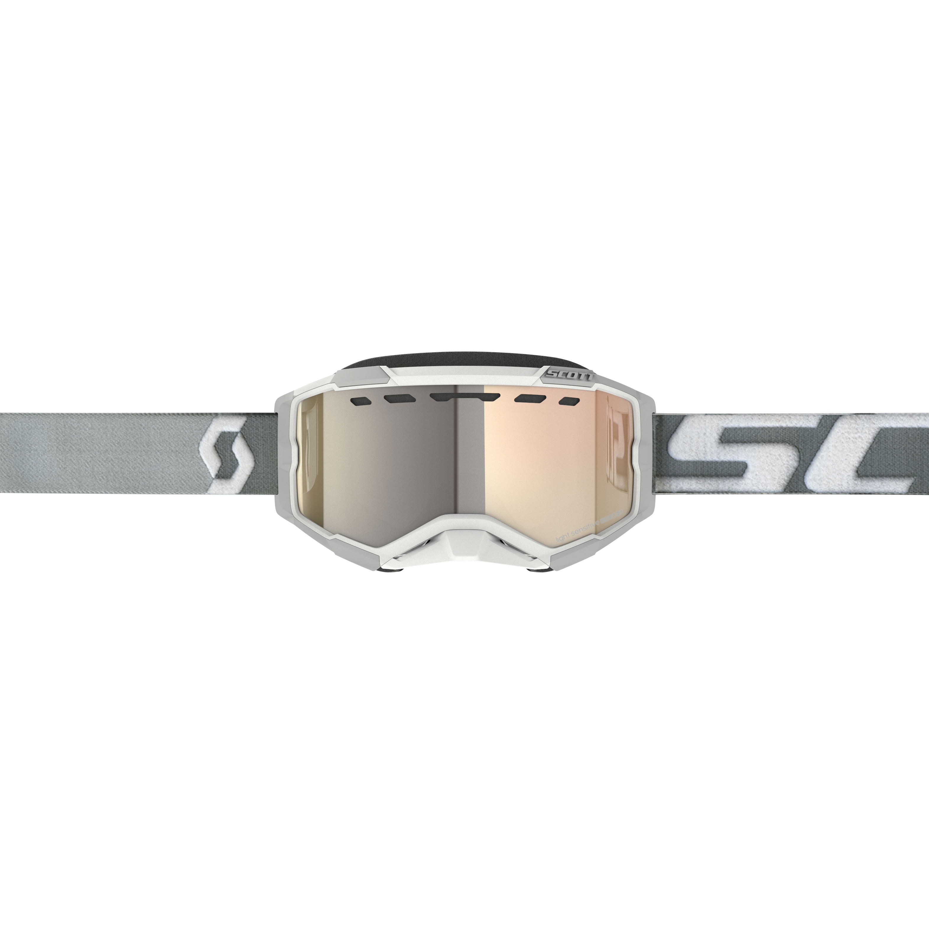 Fury Snowcross Goggle White/ Grey Ls Bronze Chrome