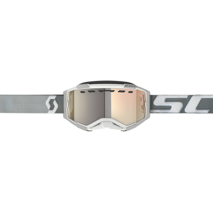 Fury Snowcross Goggle White/ Grey Ls Bronze Chrome